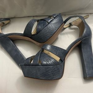 Jessica Simpson Blue Croc